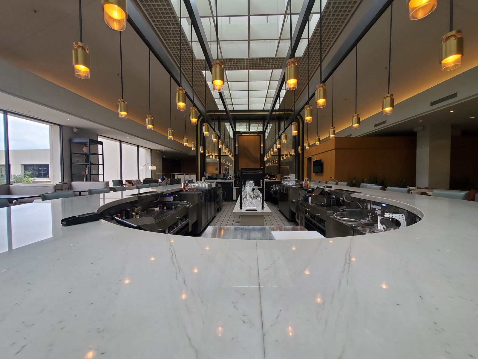 Elegant hotel bar