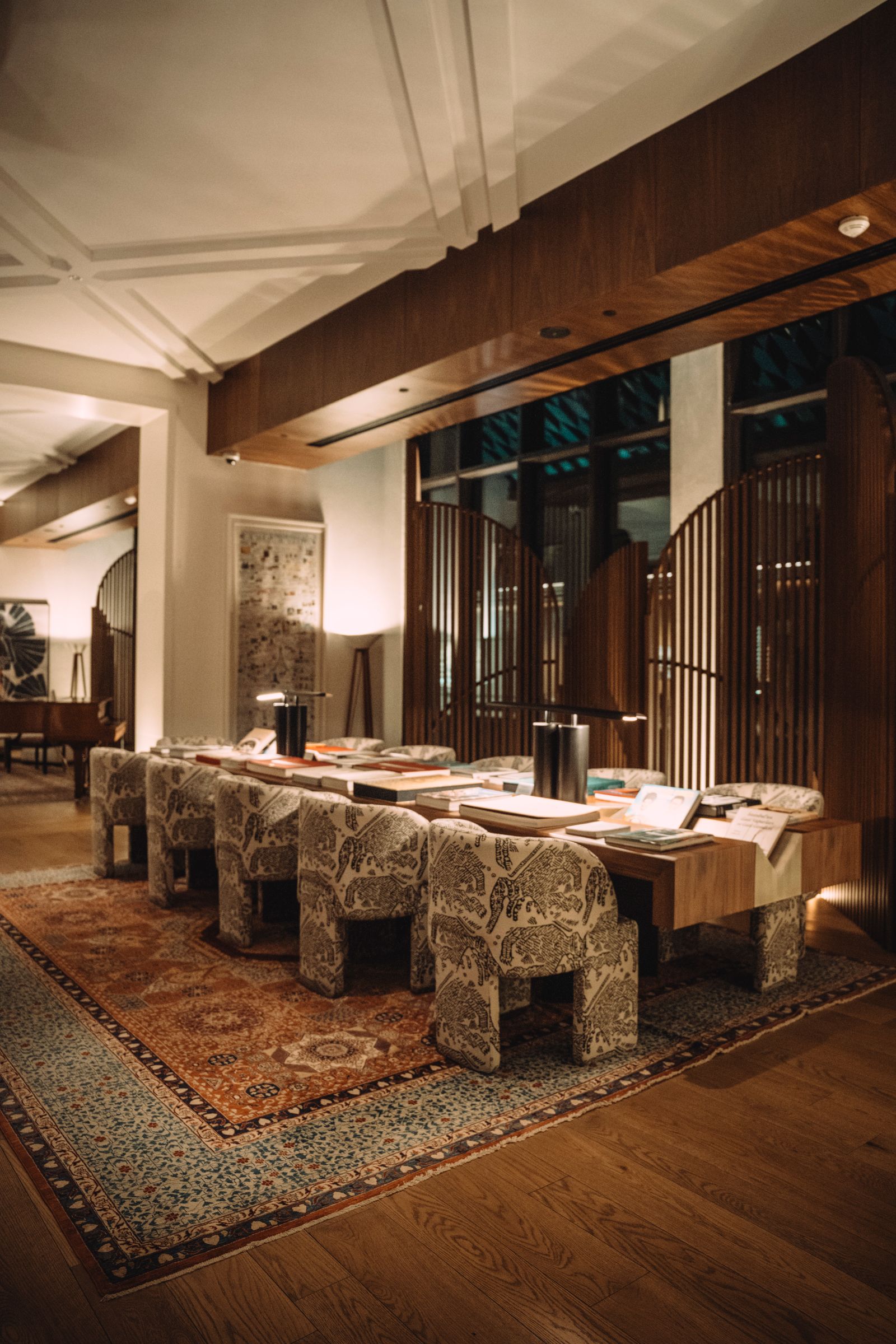 Elegant hotel reception