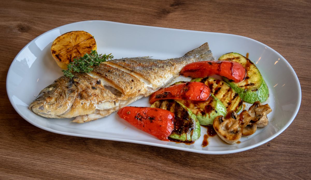 Grilled Fish with Vegetables