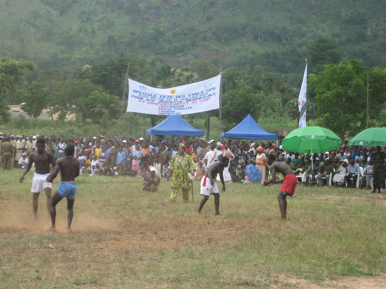 Traditional Evala wrestling